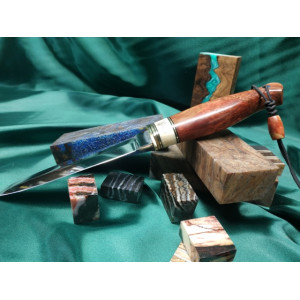 ГЕРБОНОСЕЦЬ ніж ручної роботи майстра студії GARAGE ART, Сталь 95х18, кована 59 HRC. Photo 2